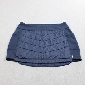 Smartwool Mini Skirt Women Medium Blue Insulated Wool Athletic Hiking Outdoors